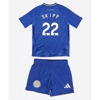 Leicester City Oliver Skipp #22 Domaci Dres za djecu 2024-25 Kratak Rukav (+ Kratke hlače)